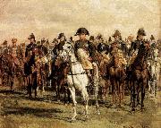 Jean-Louis-Ernest Meissonier Napoleon and his Staff oil painting